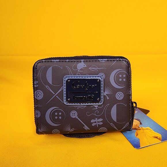 Loungefly Coraline Portal Button Frame Lenticular Zip Wallet NEW - Picture 7 of 15